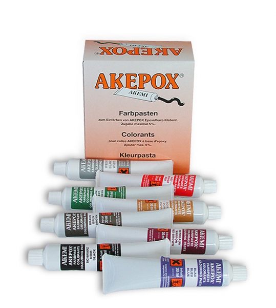 Akemi Farbpaste für Kleber auf Polyester-, Epoxyacrylat- und PUR-Basis